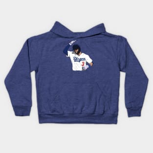 Chris Taylor Hits Dingers Los Angeles Baseball Kids Hoodie